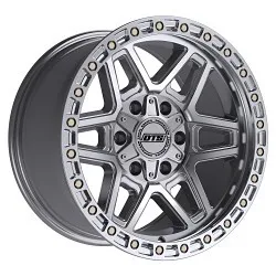 DROPSTARS TRAIL SERIES 602MS 20X9 SILVER WITH MACHINED FACE